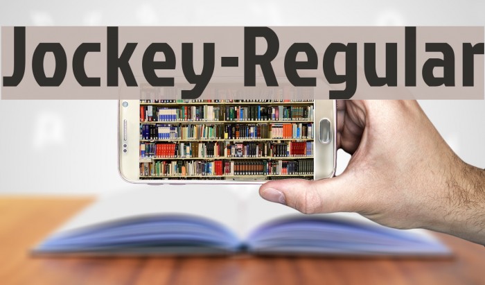 Jockey-Regular Font examples