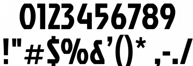 JockeyOne-Regular Font OTHER CHARS