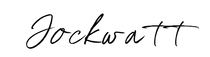 Jockwatt  免费字体下载