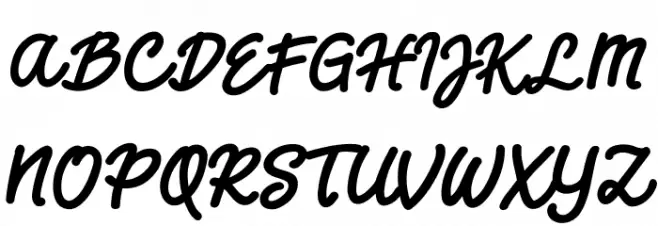 Jocky Starline Font OTHER CHARS