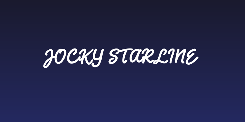 Jocky Starline Social Header