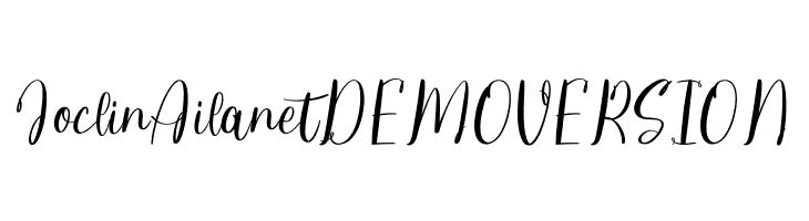 Joclin Ailanet DEMO VERSION Font