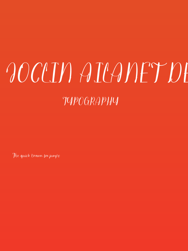 Joclin Ailanet DEMO VERSION Poster