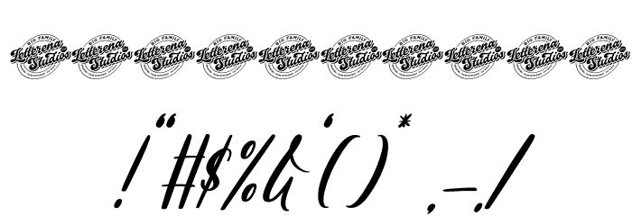 Joclin Ailanet Italic DEMO VERS Italic Polices AUTRES CHARS