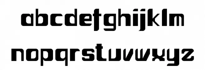 Jocoba Regular Font Litere mici