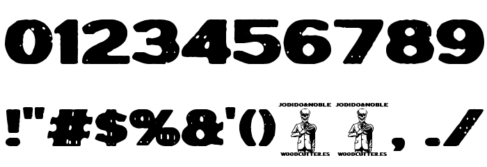 Jodido&Noble Font OTHER CHARS
