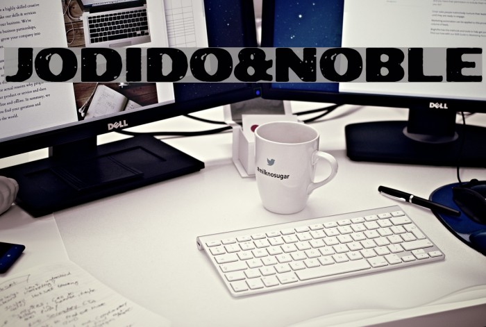 Jodido&Noble Font examples