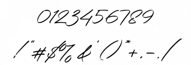 Jodie Badiston Regular Font OTHER CHARS