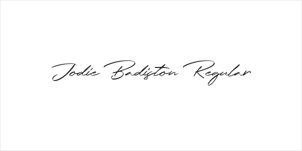 Jodie Badiston Regular Logo