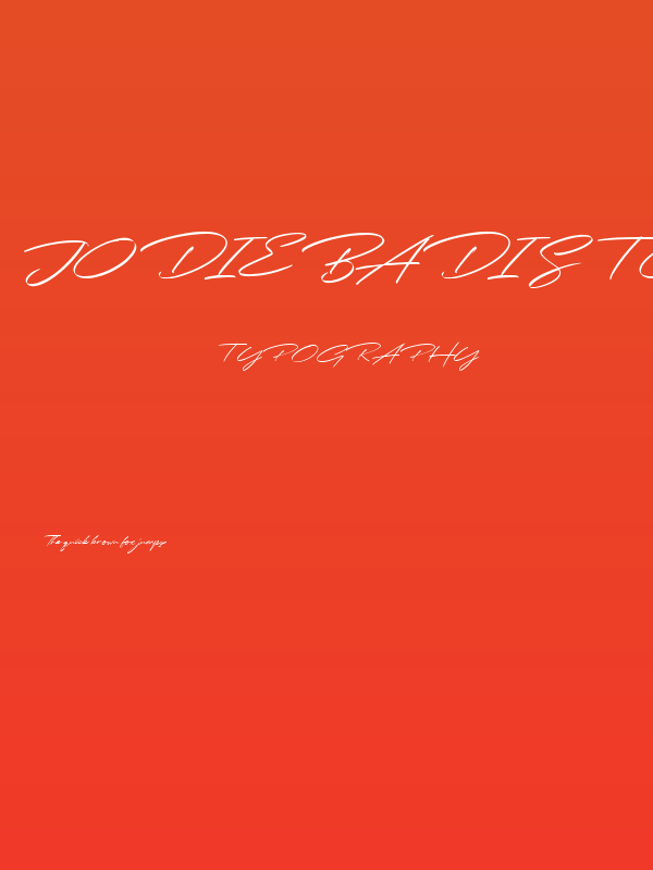 Jodie Badiston Regular Poster