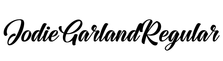 JodieGarlandRegular  Fuentes Gratis Descargar