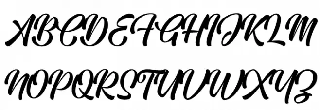 JodieGarlandRegular Шрифта ВЕРХНИЙ