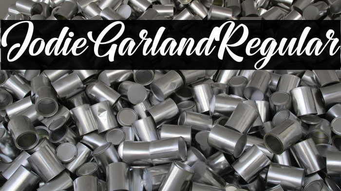 JodieGarlandRegular Example 3