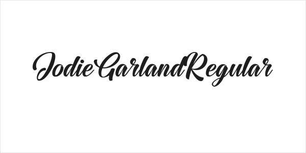JodieGarlandRegular Logo