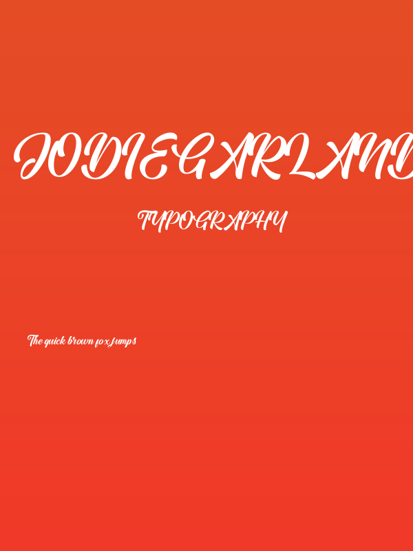 JodieGarlandRegular Poster