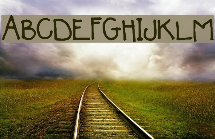 Jodis hand Font examples