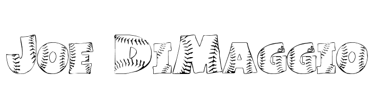 Joe DiMaggio  Descarca Fonturi Gratis