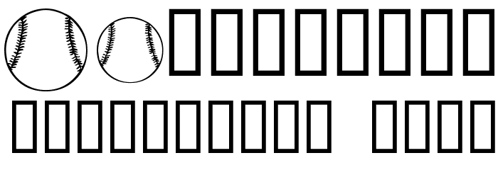 Joe DiMaggio フォント その他の文字