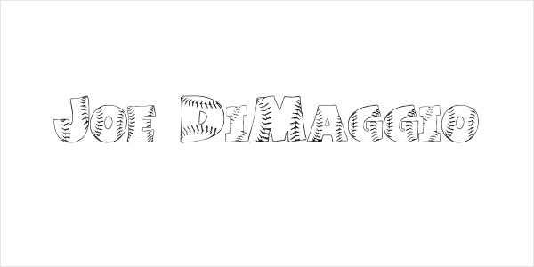 Joe DiMaggio Logo