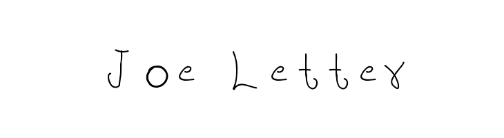 Joe Letter  les polices de caractères gratuit tlcharger