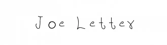 Joe Letter  Descarca Fonturi Gratis