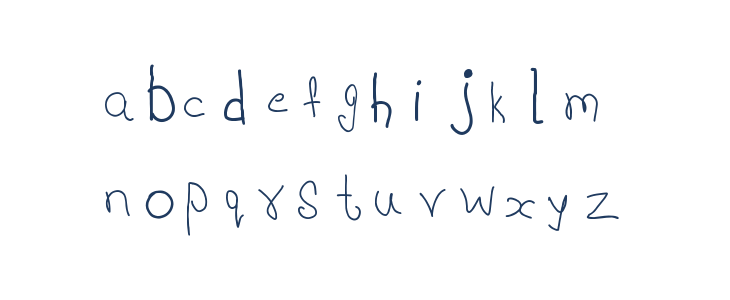 Joe Letter Lowercase