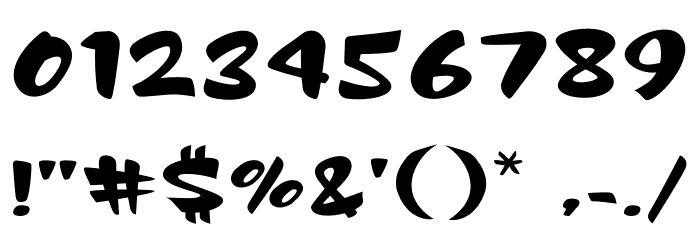 Joe Max Font OTHER CHARS