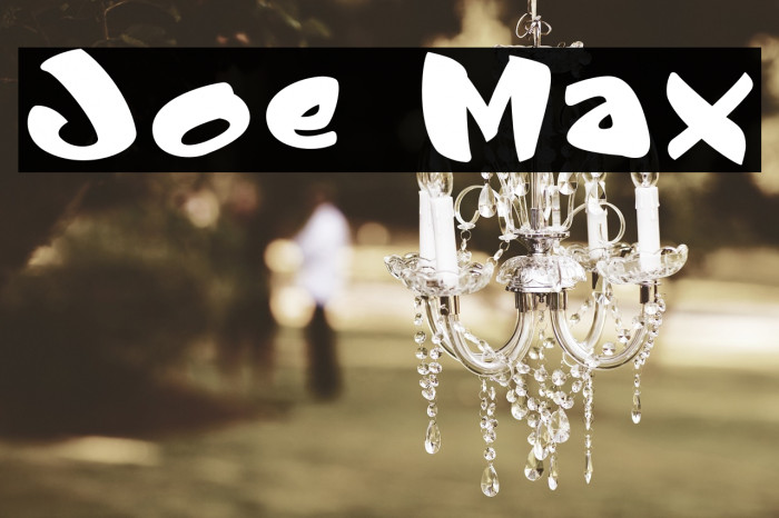Joe Max Font examples