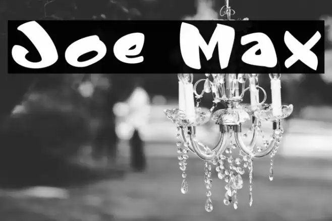 Joe Max Font examples