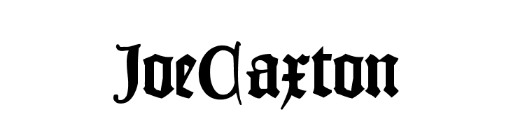 JoeCaxton  font caratteri gratis