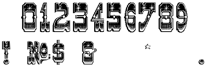 JoeClement Font OTHER CHARS