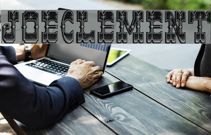 JoeClement Font examples