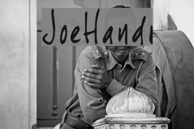 JoeHand1 Font examples