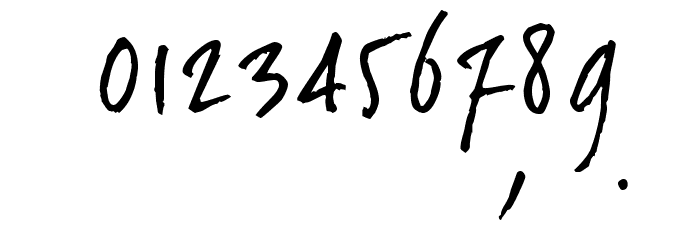 JoeHand2 Font OTHER CHARS