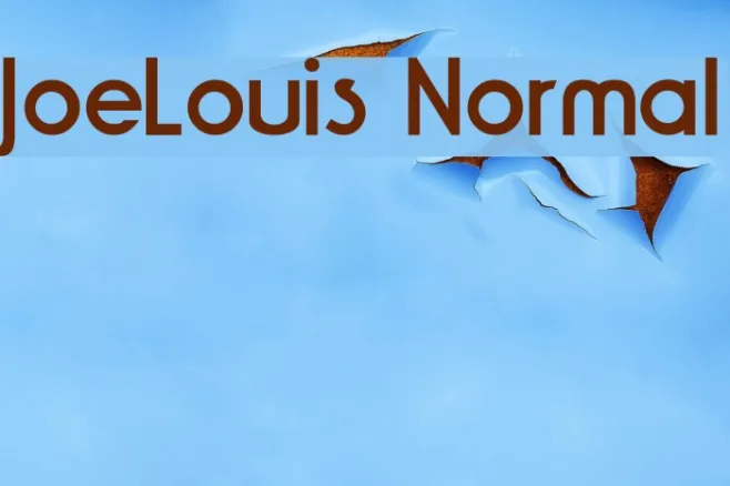 JoeLouis Normal Example 1