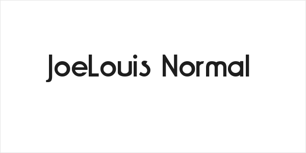 JoeLouis Normal Logo