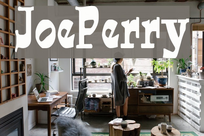 JoePerry Font examples