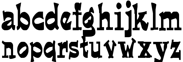 JoePerry Font LOWERCASE