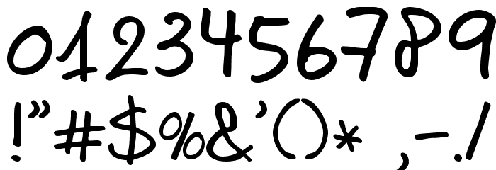 JoeShmoe Font OTHER CHARS