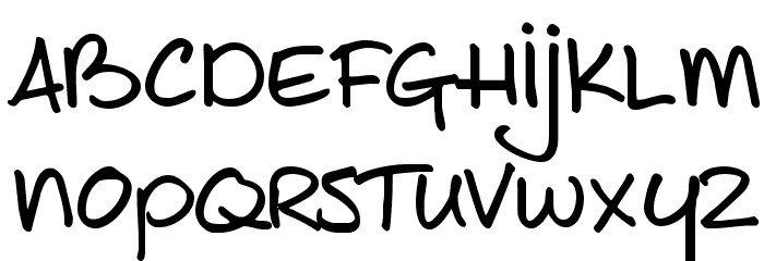 JoeShmoe Font LOWERCASE
