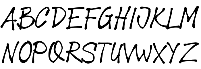 JoeTasliman Schriftart Groß