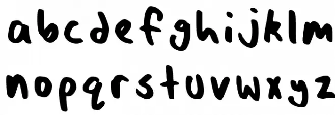 Joe_As Font LOWERCASE