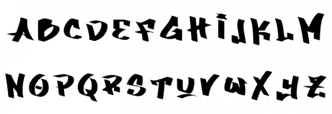 Joegraff Regular Шрифта ВЕРХНИЙ