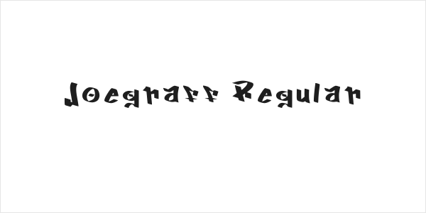 Joegraff Regular Logo