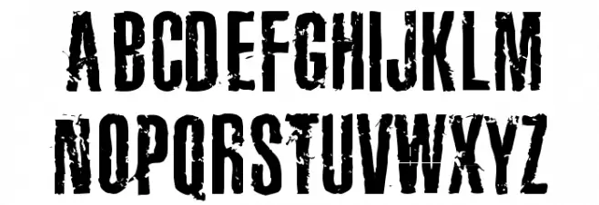 Joels Ragged Font Шрифта ВЕРХНИЙ