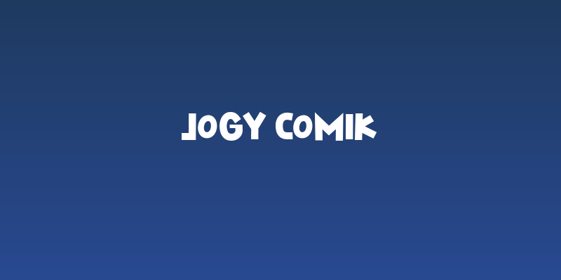 Jogy Comik Social Header