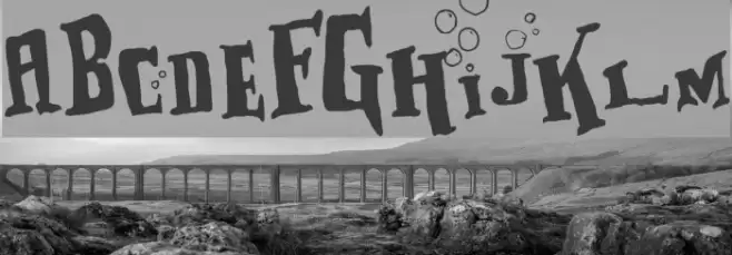 Johachihim Kruwl Font examples