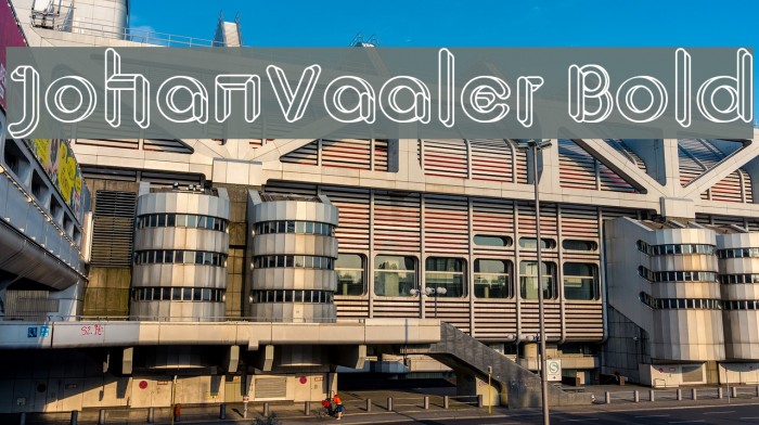 JohanVaaler Bold Font examples