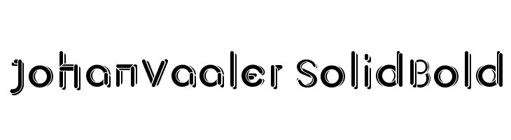 JohanVaaler SolidBold  नि: शुल्क फ़ॉन्ट्स डाउनलोड