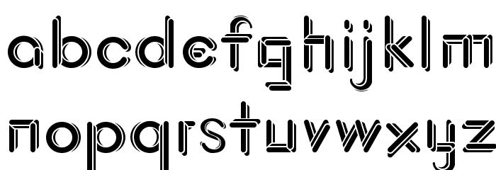 JohanVaaler SolidBold Font LOWERCASE